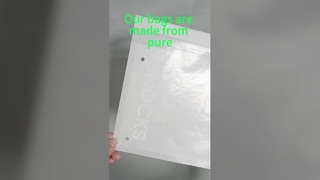 Sacs en papier ciré glassine écologiques imprimés sur mesure avec bande adhésive auto-scellante pour emballage de t-shirt