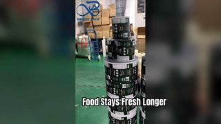 Film de conservation de fraîcheur de catégorie comestible de barrière élevée de film de petit pain d'emballage alimentaire