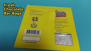 Sachet plastique pour barre de chocolat 500g en vrac alimentaire pour les marques de confiserie