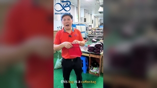 Sac de café en plastique avec valve, stockage hermétique de grains de café torréfiés