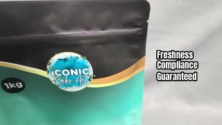 Sacs à fond plat avec fermeture éclair conformes à la FDA