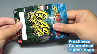 sac d'emballage en plastique avec fermeture éclair