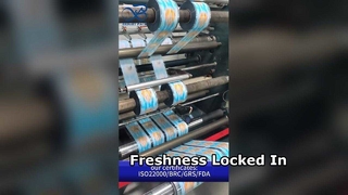 Film de petit pain d'emballage de casse-croûte B2B barrière thermoscellable faite sur commande sûre de nourriture en gros