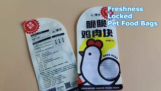 Sacs d'aliments lyophilisés pour animaux de compagnie à barrière d'oxygène pour la fraîcheur et l'approvisionnement en gros en vrac