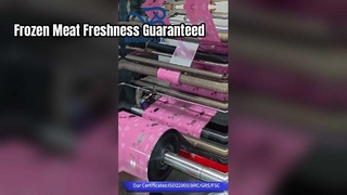 Matériau d'emballage de viande congelée, conservation en vrac pour les marques de viande