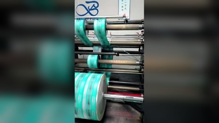 Petit pain de film stratifié par logo fait sur commande flexible de film de petit pain d'emballage imprimé par coutume