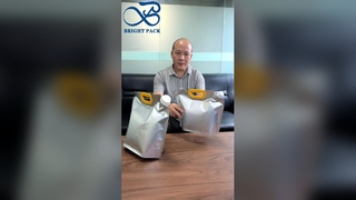 pochette à bec debout, pochette étanche à l'air pour liquide, de qualité alimentaire