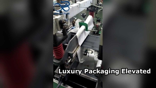 Sac debout de luxe, pochette imprimée de marque givrée mate haut de gamme