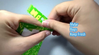 Sacs à fermeture à glissière Mylar