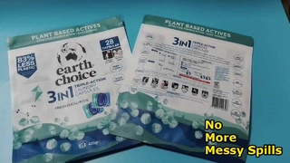 Capsules de lessive anti-fuite, sacs à fermeture éclair pour les besoins de rangement domestique sans gâchis