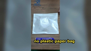 Aucune poche compostable d'emballage d'habillement d'habillement d'Eco de sac de papier en plastique