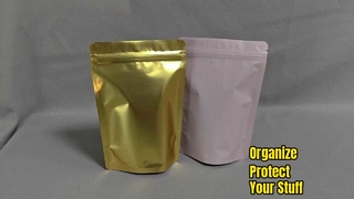 poche en plastique de tirette