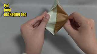Sac d'emballage alimentaire d'animal familier