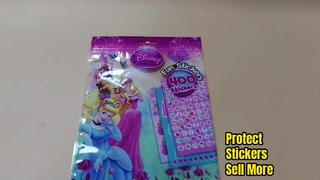 Sacs en plastique de protection transparents pour le stockage des autocollants et l'emballage de vente en gros