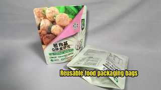 Sacs d'emballage alimentaire réutilisables