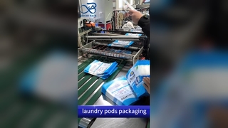 Sac en plastique pour capsules de lessive : pochettes sécurisées imprimées personnalisées B2B, résistantes aux enfants et aux fuites