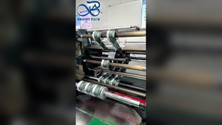 Film d'emballage alimentaire d'impression personnalisée haute définition de film en rouleau d'impression couleur