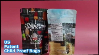 Fabricant chinois de sacs à l'épreuve des enfants avec des solutions d'emballage CR brevetées aux États-Unis