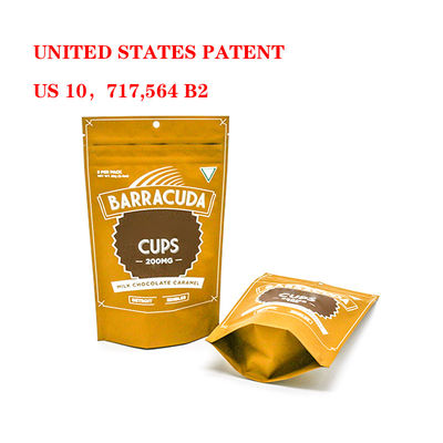 14x16 10 X 14 Films Mylar Sacs Films Sacs résistants aux odeurs Fermeture à glissière en plastique pour enfants