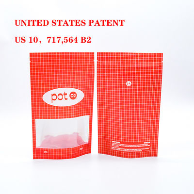 Sacs de protection pour enfants résistants aux odeurs personnalisés Fermeture de fermeture à glissière en plastique autonome Sacs alimentaires