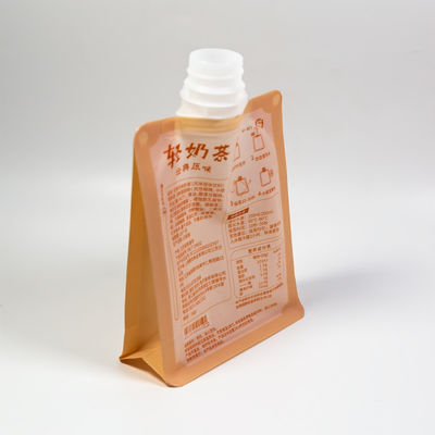 Logo sur mesure sac à pois imprimé alimentaire Flip Spray sac à pois alimentaire sac d'emballage de jus