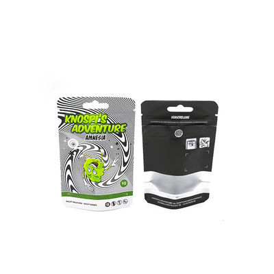 3.5g 7g sac à fermeture à glissière pour enfants sac Mylar pour tabac sur mesure