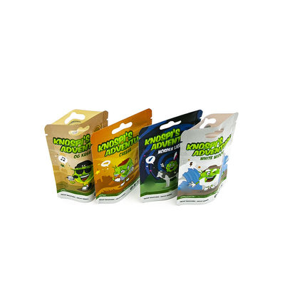 Foil d'aluminium Doypack Impression colorée personnalisée Ressalable debout anti-odeur Fermeture à glissière Mylar Packaging Pouch Bag