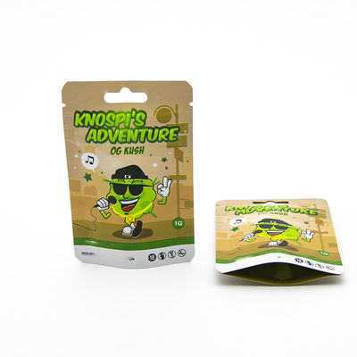 Poches Zip Mylar anti-enfants et sans odeur pour le stockage de tabac / cigarettes