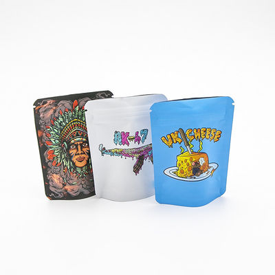 Sac à cigarettes / tabac Mylar à fermeture à glissière debout avec parfum de fruits personnalisable