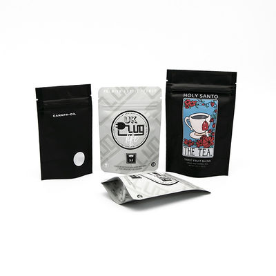 Sacs à sacoche à fermeture à glissière imprimés, étanches, biodégradables, en plastique