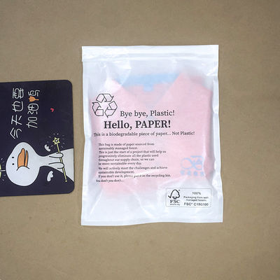 Emballages en papier translucide recouvert de cire écologique et biodégradable