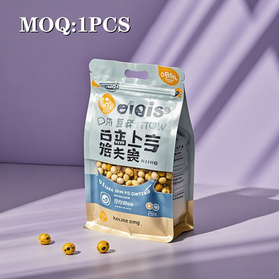 Emballage en plastique laminé sur mesure pour les épices épicées - Rouge 2.5mil Poche fermeture éclair