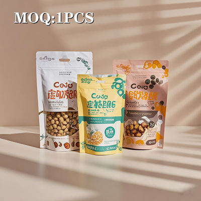 Impression numérique personnalisée barrière anti-odeur 3.5g sac d'emballage Mylar sac d'emballage alimentaire en plastique pour les haricots stockage alimentaire