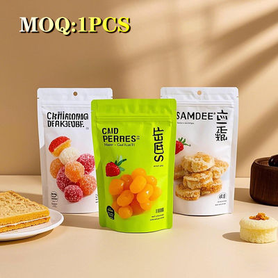 Imprimé sur mesure 7g 14g 28g Formes spéciales holographiques à découpe sous pression Sac Mylar 3,5g Cali Pack Pouche avec fermeture à glissière