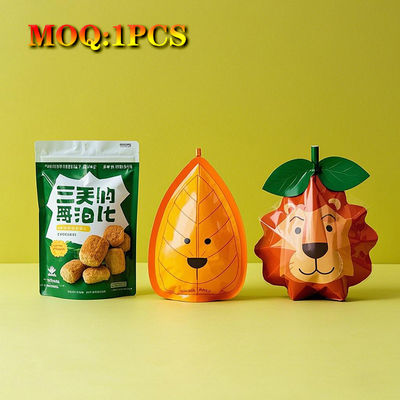 Sacs en forme irrégulière personnalisés 3.5g papier d'aluminium résistant à l'odeur emballage en découpe à l'eau douce fermeture à glissière pour enfants sac debout Mylar