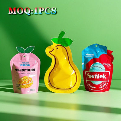 Impression personnalisée de logo propre sac d'emballage alimentaire recouvrant à l'odeur étanche 3,5 g / 7 g / 1 oz / 1 lb sac Mylar avec fermeture éclair