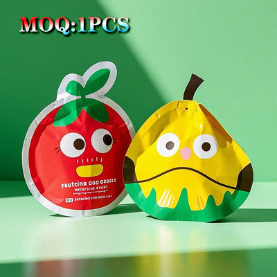 Sacs d'emballage de bonbons imprimés sur mesure Sacs d'emballage en plastique Biscuits Snack Sacs à fermeture à glissière Sacs d'emballage en plastique Sacoche debout