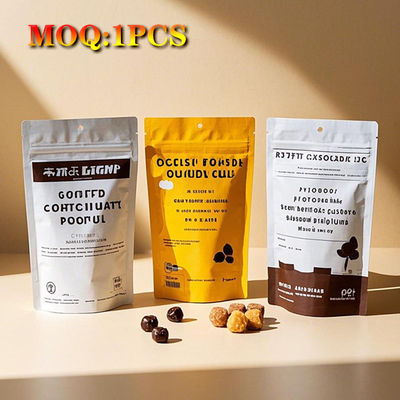 Sac étancheur en plastique personnalisé, joint à la fenêtre, alimentation à trois côtés, fermeture à glissière, joint à la fermeture à glissière, sac congélateur de viande, fruits de mer