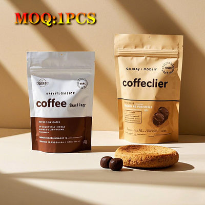 Impression numérique personnalisée composite recyclable Stand Up Pouch Graines d'épices d'épices Emballage Mylar Sac avec fermeture à glissière Fermeture à glissière