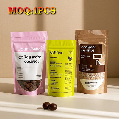 Sac à fermeture étanche à l'enfant Emballage composite en papier d'aluminium de qualité alimentaire Support debout pour protéger les enfants Personnalisation du logo