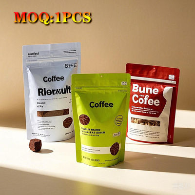 Impression personnalisée en papier d'aluminium bonbons emballage de stockage alimentaire résistant à l'odorat fermeture à glissière debout sac Mylar avec logo