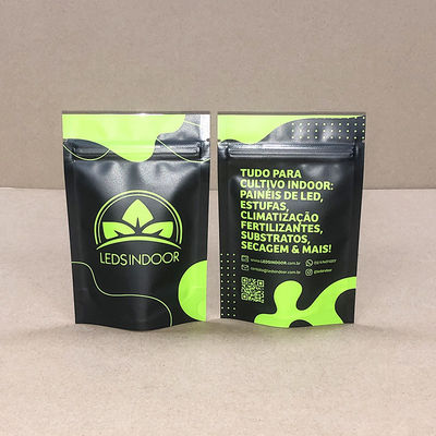 Sac à fermeture à glissière résistant aux enfants avec des films à haute barrière empêchant les odeurs de sortir et empêchant l'humidité d'entrer