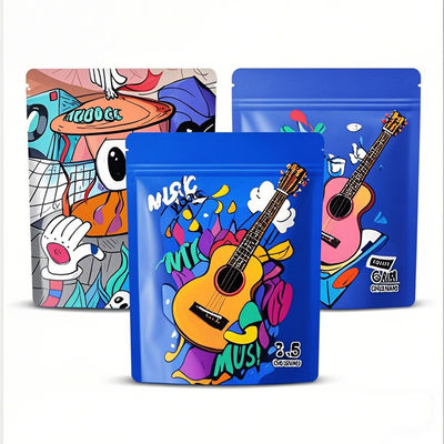 Sacs d'emballage alimentaire à fermeture à glissière à l'odeur