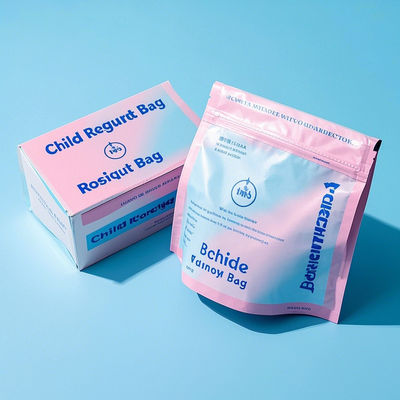 Sacs plats écologiques pour enfants, conformes aux normes de la FDA, en vrac