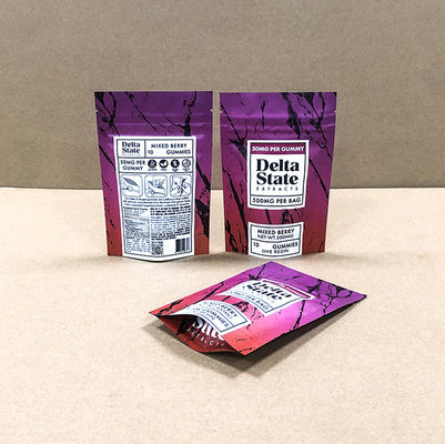 ASTM D3475 Sacs à l'épreuve des enfants certifiés pour le stockage de gomme à base de  et de médicaments