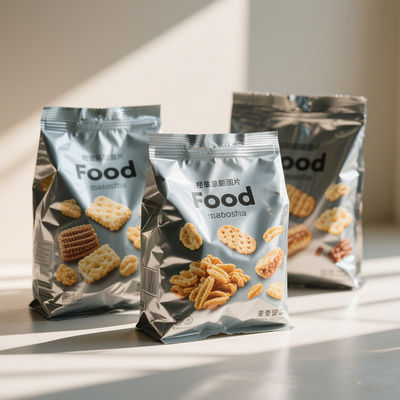 Sacs industriels en papier d'aluminium résistant à l'humidité, certifiés par la FDA, fraîcheur à long terme pour le café, le thé et les collations