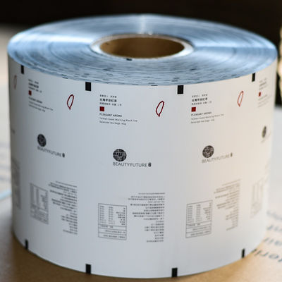 Conservation du thé en aluminium film en rouleau ultra-frais verrouillage étanche stockage en vrac et marque personnalisée