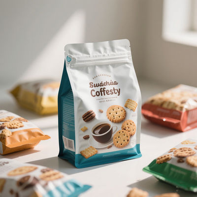 Le sac Mylar est écologique, avec une finition mate, 30% de contenu recyclé et Amazon FBA approuvé.