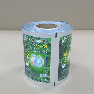 Film d'emballage personnalisé de dessins animés en carton écologique et en carton de bonbons 600 mm X 3000 m sans danger pour les aliments FDA / ISO