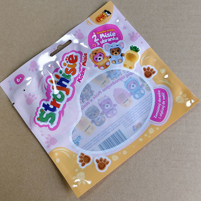 Sacs de collations écologiques pour enfants avec fenêtre et crochet transparents.